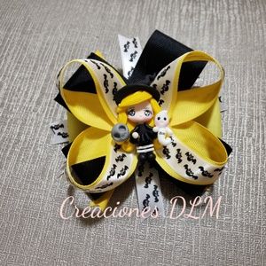 Halloween stacked bow